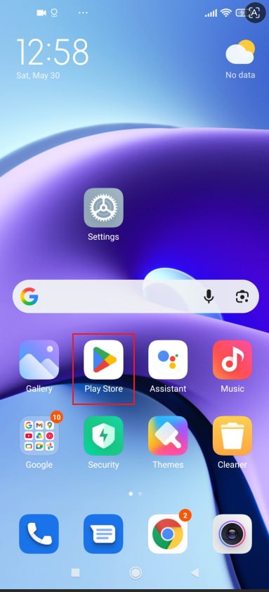 Open Play Store